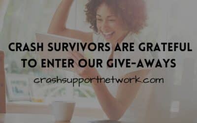Crash Survivors Are Grateful To Enter Our Give-Aways