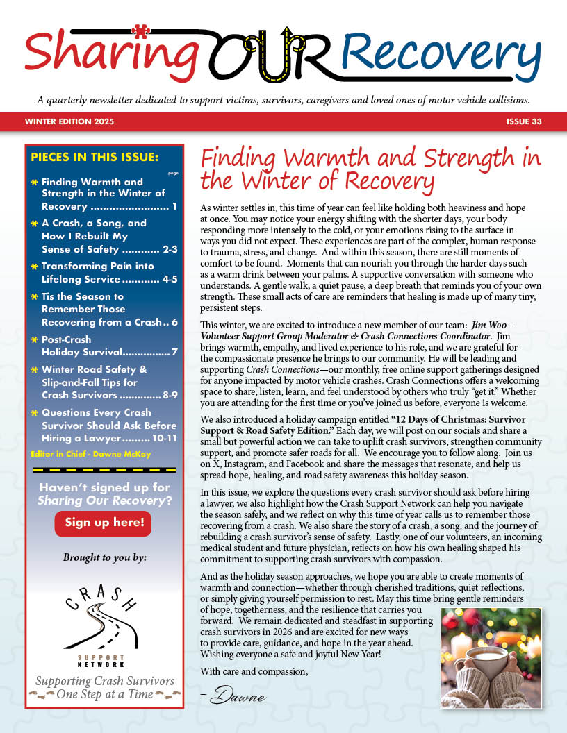 Sharing Our Recovery - Winter Issue
