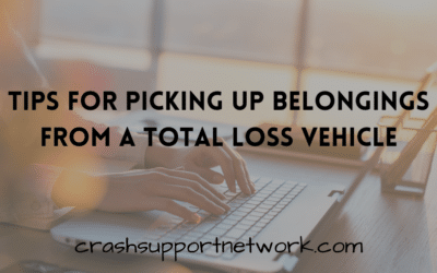 Picking Up Belongings From a Total-Loss Vehicle is Not Easy
